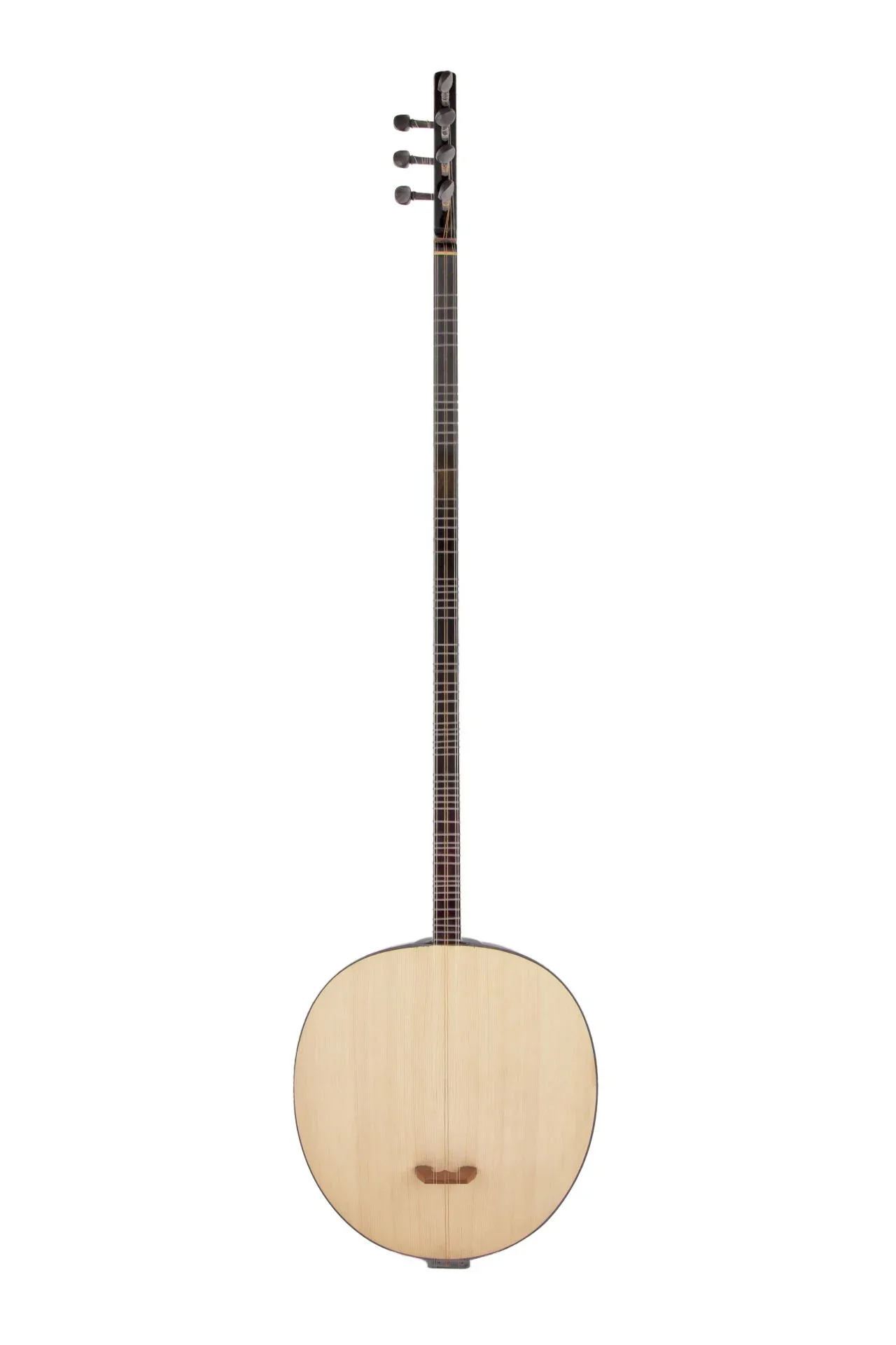 A Turkish tanbur with movable microtonal frets
